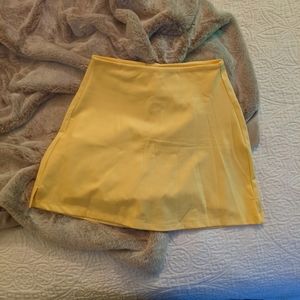 Girlfriend collective small lemon skort